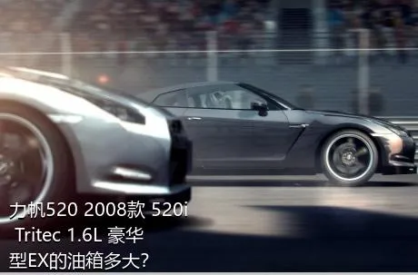 力帆520 2008款 520i Tritec 1.6L 豪华型EX的油箱多大？