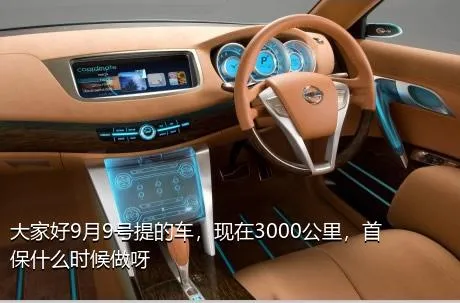 大家好9月9号提的车，现在3000公里，首保什么时候做呀