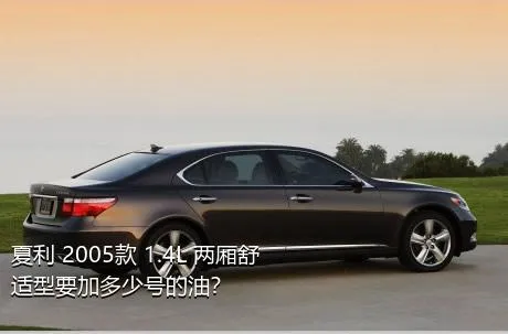 夏利 2005款 1.4L 两厢舒适型要加多少号的油？