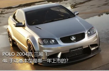 POLO 2004款 三厢 1.4L 手动基本型是哪一年上市的？