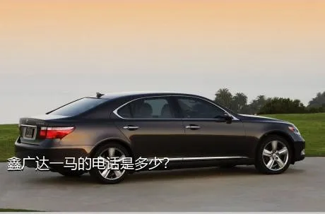 鑫广达一马的电话是多少？