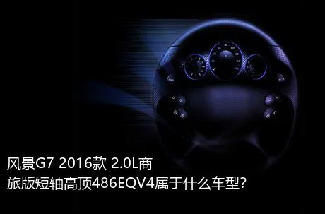 风景G7 2016款 2.0L商旅版短轴高顶486EQV4属于什么车型？