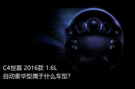 C4世嘉 2016款 1.6L 自动豪华型属于什么车型？