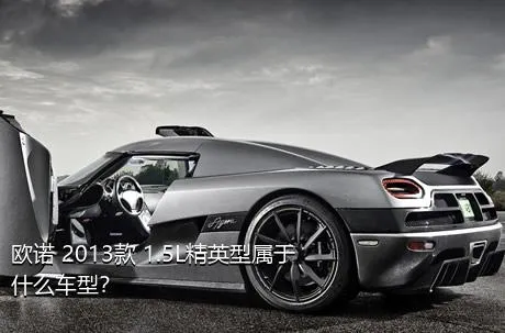 欧诺 2013款 1.5L精英型属于什么车型？