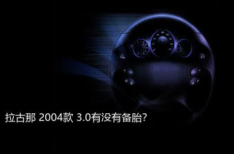 拉古那 2004款 3.0有没有备胎？