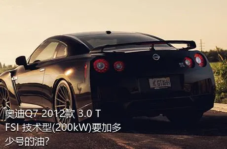 奥迪Q7 2012款 3.0 TFSI 技术型(200kW)要加多少号的油？