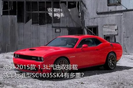 神骐 2015款 1.3L汽油双排载货车标准型SC1035SK4有多重？