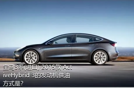 宝马3系(进口) 2015款 ActiveHybrid 3的发动机供油方式是？