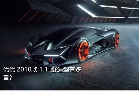 优优 2010款 1.1L舒适型有多重？