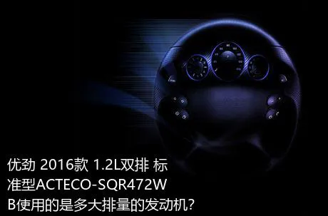 优劲 2016款 1.2L双排 标准型ACTECO-SQR472WB使用的是多大排量的发动机？