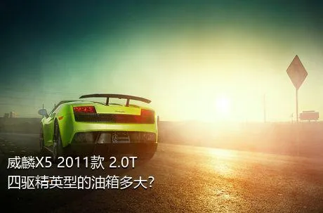 威麟X5 2011款 2.0T 四驱精英型的油箱多大？