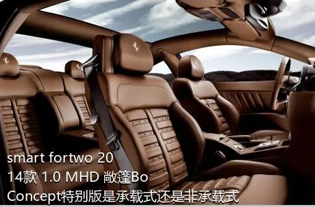smart fortwo 2014款 1.0 MHD 敞篷BoConcept特别版是承载式还是非承载式车身？