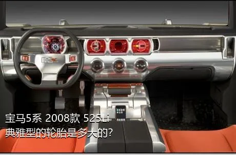 宝马5系 2008款 525Li 典雅型的轮胎是多大的？
