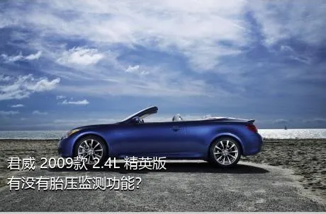 君威 2009款 2.4L 精英版有没有胎压监测功能？