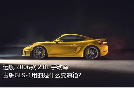 远舰 2006款 2.0L 手动尊贵版GLS-1用的是什么变速箱？