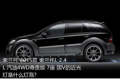索兰托 2015款 索兰托L 2.4L 汽油4WD尊贵版 7座 国V的近光灯是什么灯泡？