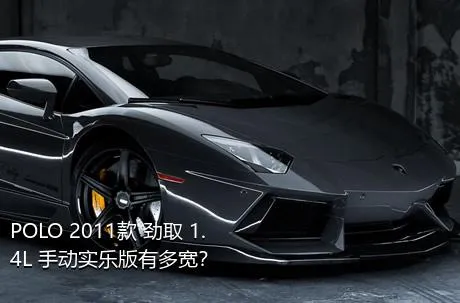 POLO 2011款 劲取 1.4L 手动实乐版有多宽？
