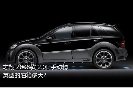 志翔 2008款 2.0L 手动精英型的油箱多大？
