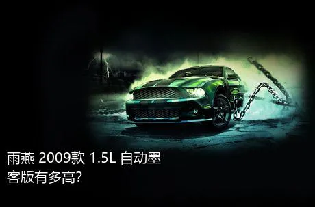 雨燕 2009款 1.5L 自动墨客版有多高？