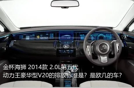 金杯海狮 2014款 2.0L第五代动力王豪华型V20的排放标准是？是欧几的车？