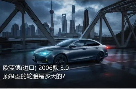 欧蓝德(进口) 2006款 3.0 顶级型的轮胎是多大的？
