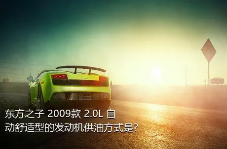 东方之子 2009款 2.0L 自动舒适型的发动机供油方式是？