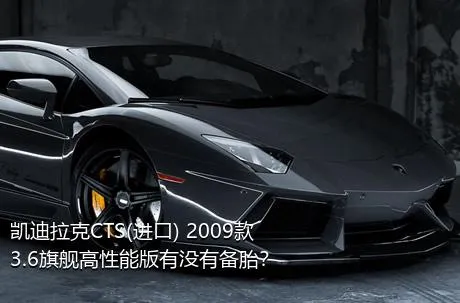 凯迪拉克CTS(进口) 2009款 3.6旗舰高性能版有没有备胎？
