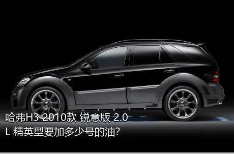 哈弗H3 2010款 锐意版 2.0L 精英型要加多少号的油？