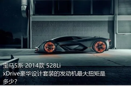 宝马5系 2014款 528Li xDrive豪华设计套装的发动机最大扭矩是多少？