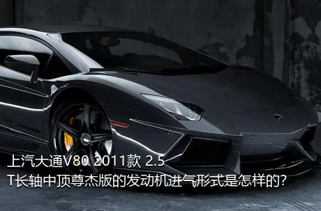 上汽大通V80 2011款 2.5T长轴中顶尊杰版的发动机进气形式是怎样的？
