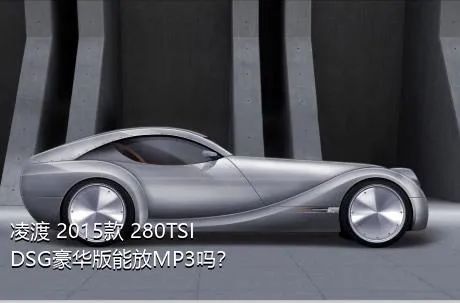 凌渡 2015款 280TSI DSG豪华版能放MP3吗？
