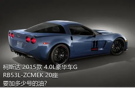 柯斯达 2015款 4.0L豪华车GRB53L-ZCMEK 20座要加多少号的油？