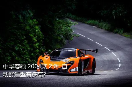 中华尊驰 2004款 2.0L 自动舒适型有多高？