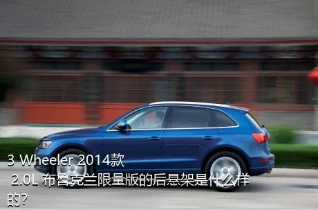 3 Wheeler 2014款 2.0L 布鲁克兰限量版的后悬架是什么样的？