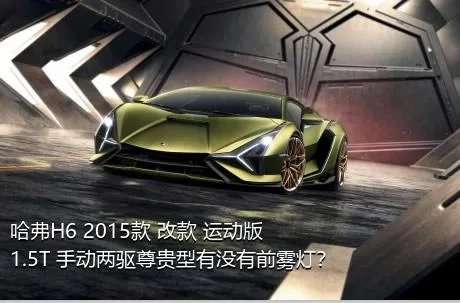 哈弗H6 2015款 改款 运动版 1.5T 手动两驱尊贵型有没有前雾灯？