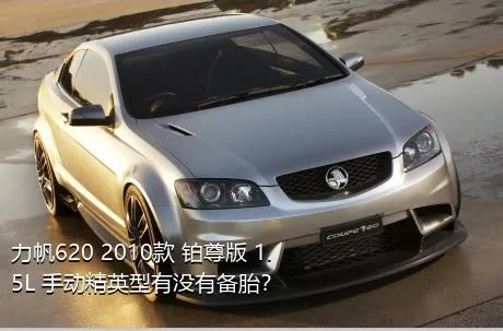 力帆620 2010款 铂尊版 1.5L 手动精英型有没有备胎？