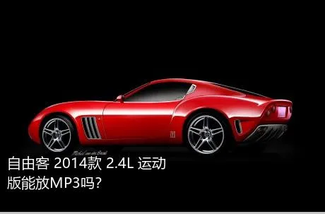 自由客 2014款 2.4L 运动版能放MP3吗？