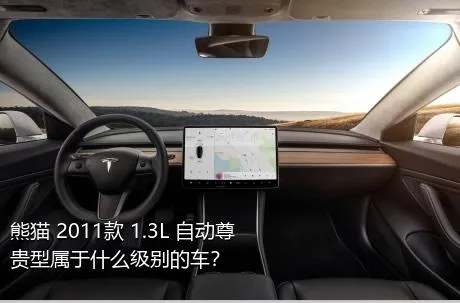 熊猫 2011款 1.3L 自动尊贵型属于什么级别的车？