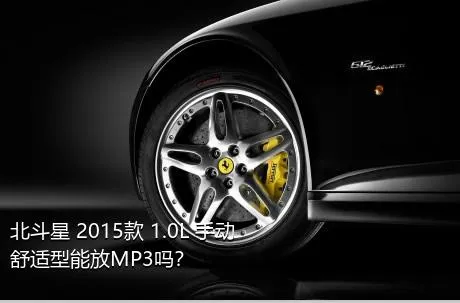 北斗星 2015款 1.0L 手动舒适型能放MP3吗？