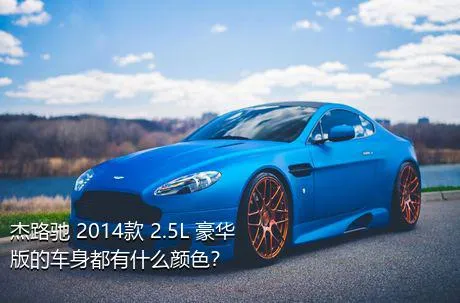 杰路驰 2014款 2.5L 豪华版的车身都有什么颜色？