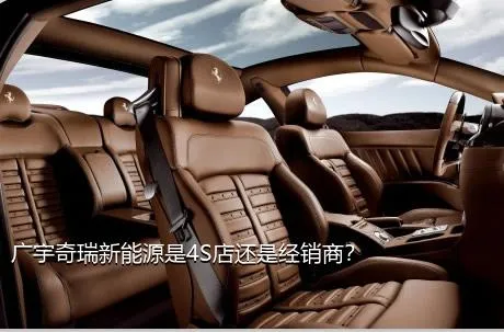 广宇奇瑞新能源是4S店还是经销商？