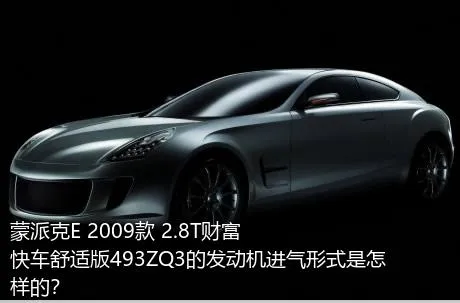 蒙派克E 2009款 2.8T财富快车舒适版493ZQ3的发动机进气形式是怎样的？