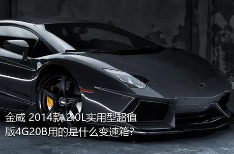 金威 2014款 2.0L实用型超值版4G20B用的是什么变速箱？