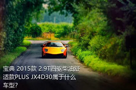 宝典 2015款 2.9T四驱柴油舒适款PLUS JX4D30属于什么车型？