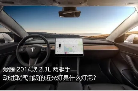 爱腾 2014款 2.3L 两驱手动进取汽油版的近光灯是什么灯泡？