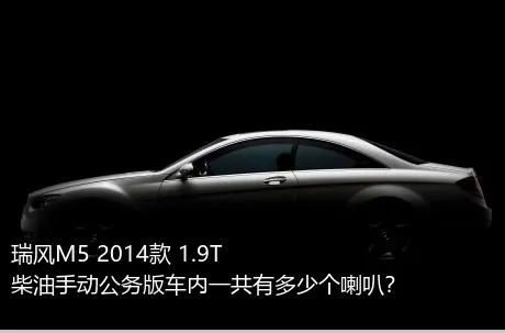 瑞风M5 2014款 1.9T 柴油手动公务版车内一共有多少个喇叭？