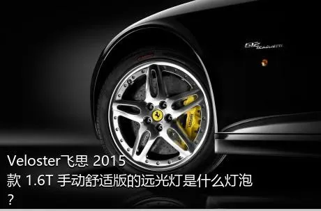 Veloster飞思 2015款 1.6T 手动舒适版的远光灯是什么灯泡？