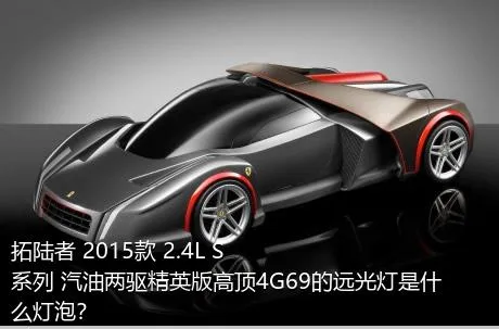 拓陆者 2015款 2.4L S系列 汽油两驱精英版高顶4G69的远光灯是什么灯泡？