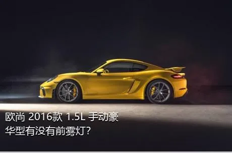 欧尚 2016款 1.5L 手动豪华型有没有前雾灯？