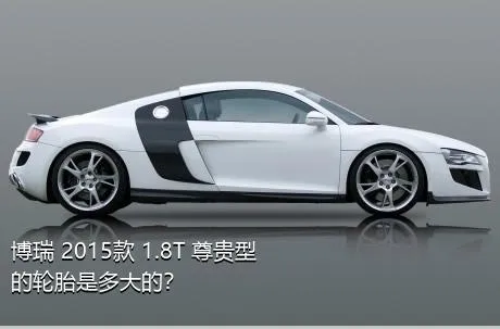 博瑞 2015款 1.8T 尊贵型的轮胎是多大的？